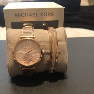 Michael Kors watch and bracelet